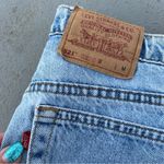 Levi's Vintage 90s Levi’s 521 tapered fit tapered leg high rise stone wash mom jeans Photo 2