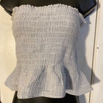 American Eagle Crop Tube Top M Gray Size undefined Photo 0