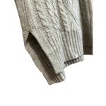 Sanctuary Cable Knit Turtleneck‎ Sweater Women's Long Sleeve Pullover Gray Photo 2