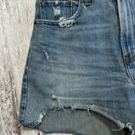 Abercrombie & Fitch Curve Love High Rise 4” Destructed Denim Jean Shorts 26 Photo 1