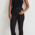 Madewell Black Tall Curvy High-Rise Skinny Jeans in Black Frost Size 25T Photo 0