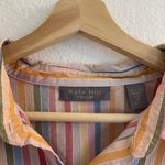 Kate Hill Rainbow multicolor long sleeve button up Photo 2