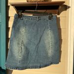 Francesca's Denim Mini Skirt Button small Photo 3