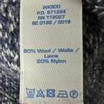 Boden Women's Blue White Speckled Marled Knit Turtleneck Pullover Sweater Size 8 Photo 6