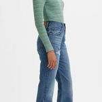 Levi's NEW Levi’s 70’s High Rise Flare Premium Jeans Distressed Womens Size W30 L32 Photo 3