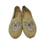 Kenzo Beige Classic Tiger Embroidered Espadrilles Beige Tan Size 38 / US 6.5 Photo 0