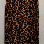 Discreet  Y2K Vintage Leopard Print Midi Tube Dress Made in USA Photo 0