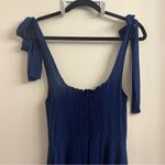 Reformation Twilight Midi Dress Danube Navy Blue 2 Photo 9