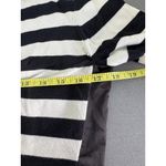 Converse One Star Black & White Striped Knit Top with Satin Collar Photo 9