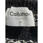 Callahan Black and White Striped Knit Top Size Medium Photo 6