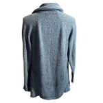 L.L. Bean Women’s Open Front Knit Cardigan Sweater Size Large Petite Slate Blue Photo 3