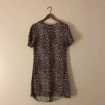 Equipment  silk cheetah animal print  dress​​​​​ size small Photo 1