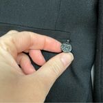 Scotch & Soda Maison Scotch Black Single Button Closure Classic Blazer Womens S Collarless Photo 5