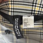 H&M  Divided Women’s Mini Plaid Yellow Black Skirt Size 2 Photo 2