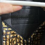 Preston & York  Women’s Leather Coat Trench Black Lambskin 2 button Size M Photo 2