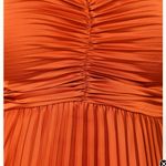 Petal and Pup  NWT $129 Sunset Orange Naira Pleated Maxi Dress US 16 XL Photo 8
