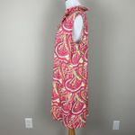 Lulu B Dress Womens XL Pink Colorful Psychedelic Ruffle Neck UPF50 Beach Travel Photo 6