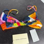 Mara Hoffman  Viti Carla Knot Bikini Top White Multi Women’s Sz S Photo 3
