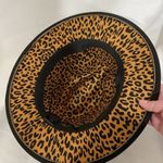 Leopard print wide brim cowboy hat Photo 1