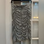 ZARA  Silver Sequin All Over Mini Dress Strapless Limited Edition Size Large L Photo 6