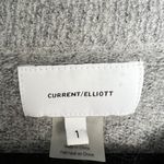 Current/Elliott  Lightweight Gray Silver Metallic Stripe Sweater Crewneck Sz‎ 1 Photo 1