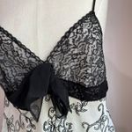 Victoria's Secret Vintage Victoria Secret Gold Lace Babydoll Floral Mini Sheer Slip Dress Sz M Photo 3