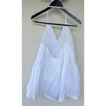 Sunday Best Angela Tiered Lace Mini Dress V Neck Women’s Medium Babydoll Angel White Photo 11