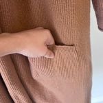 Magaschoni FINAL PRICE  Brown Long Cardigan Sweater Photo 3