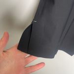 Athleta Cosmic Blazer Size 16 Black Collarless Open Front Jacket Active Sporty Photo 7