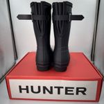 Hunter New Women's Navy (NVY) Blue Original Short Back Adjustable Rain Boots 10 Photo 4