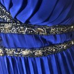 Sue Wong Nocturne Beaded Cocktail Dress Royal Blue Size 10 Photo 10