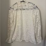 Adrianna Papell KNIT LACE TOP
BLOUSE -Sz Small - RUCHED NECK FLOWER
PRINT IVORY Photo 1