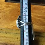 Natural Rainbow Moonstone Sterling Silver Ring Size 7 Photo 5