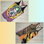 Custo Barcelona Vintage  side zip artistic tank top harajuku style sm cotton y2k Photo 1