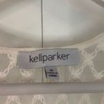 Kell Parker white crochet open coverup robe size small Photo 2