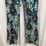 Lilly Pulitzer Tickle Me Fancy Peacock Feather Palm Beach Fit Pants Sz.6 Photo 4