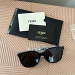 Fendi Sunglasses 56mm Black Multicolor Casual Luxury Classic Summer Vacation Photo 11