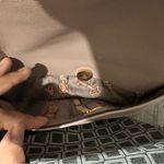 Pale Pink Rose Mini Backpack Bag Faux Leather Adjustable Strap Zipper Pockets Photo 8