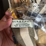 Burberry NWT  Check 100% Cashmere Scarf Tan Beetroot Photo 11