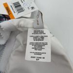 Becca Tankini Swim Naples Tie Front Bow Blue Paisley Floral Beach NWT Small Photo 11