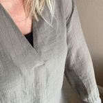 Sage olive green blouse Photo 5