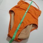 J.Crew One-piece Orange Swimsuit Halter Cutout Back Photo 5