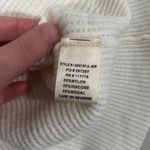 Lovestitch  Cream Lace Up Scoop Neck Sweater Size Large EUC Photo 8