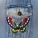 Gucci Authentic Shearling Embroidered Denim Jacket 🦁 Photo 3