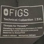 FIGS 1SW200005 High Waisted Yola with Yoga Waist Band Black Scrub Pants Size 3XL Photo 15