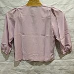 J.Crew Womens Blouse Pink Size MP Keyhole ‎ Workwear Career Business Photo 4