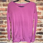 Nike  Dri-Fit Purple Yoga Long Sleeve Side-Slit T-Shirt Women's Size Small Photo 1