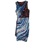 Rebecca Minkoff NWT Dress Womens 6 100% Silk Multicolor Leopard Sleeveless Photo 3