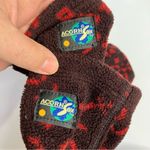 Acorn versafit‎ fleece cabin socks maroon & red adult Photo 2