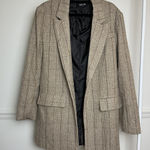 fab'rik fab’rik Oversized Wool Blazer Plaid Size M Photo 0